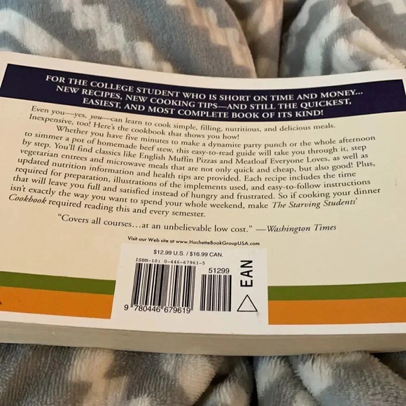 Starving students cookbook Dede Hall Rare EUC - Picture 4 of 4